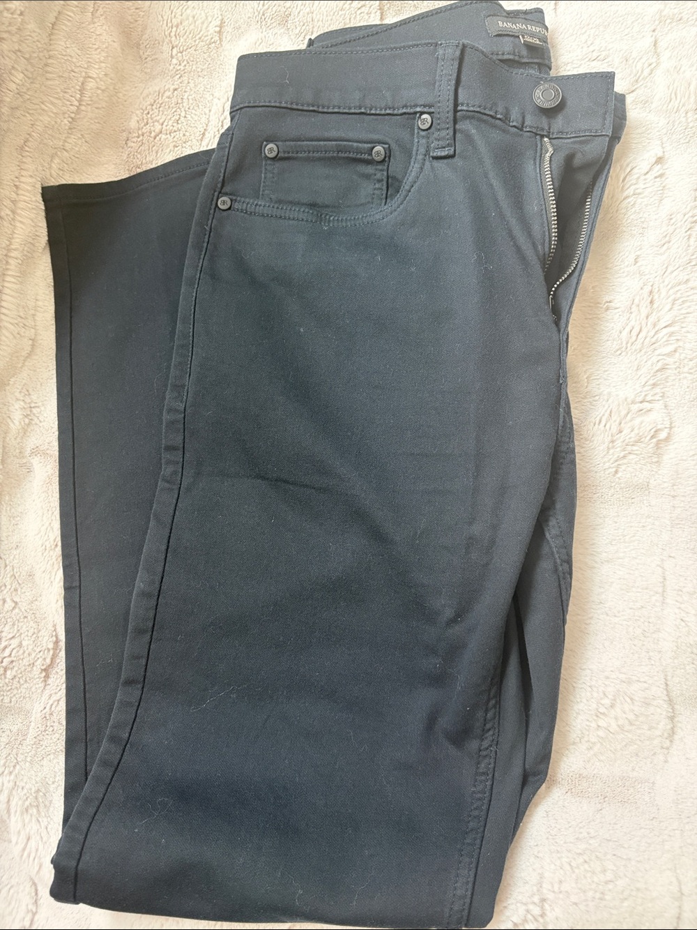 Banana Republic Slim Straight Jeans - Black